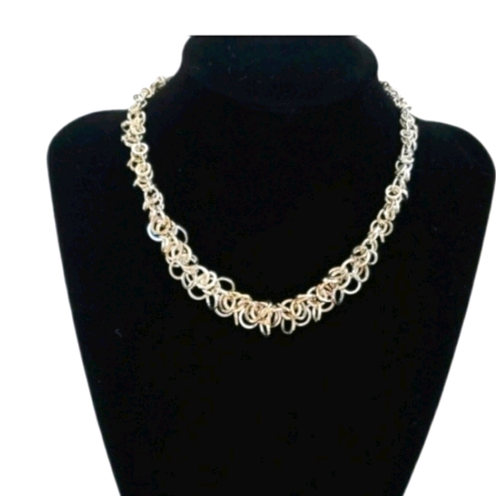 Avon multi circle frontal necklace